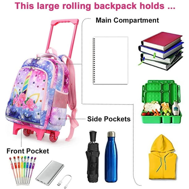 Bts rolling backpack cheap
