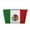 Silver, variant on Mexico Flag Purse Organizer Handbags Totes Leather Zipper Printing Bag For Women Travel Toiletry Bag