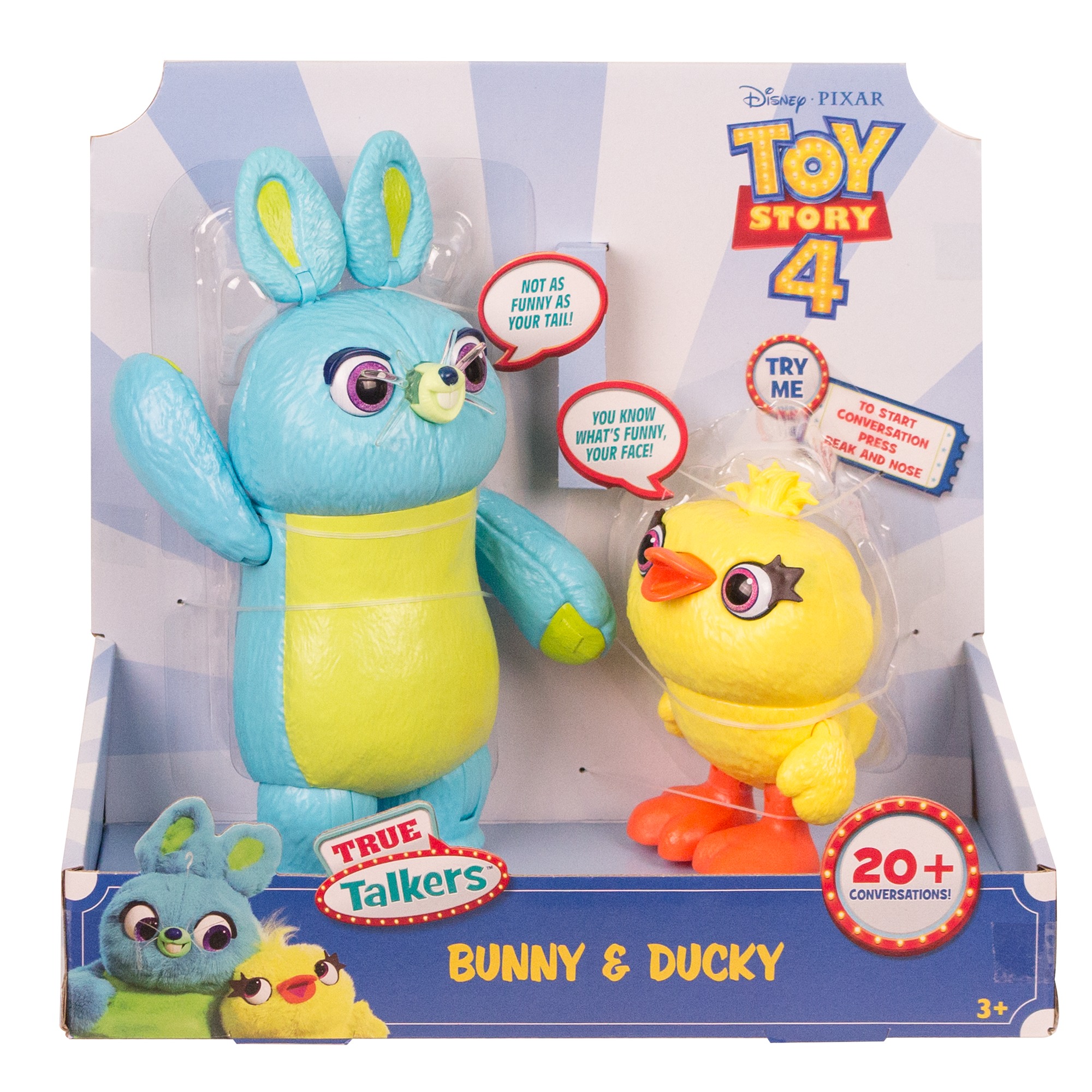 Disney Pixar Toy Story Interactive True Talkers Bunny and Ducky 2-Pack - image 5 of 5