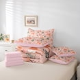 thumbnail image 6 of Castle Fairy Child Cute Deer Twin Bedding Sets,Winter Snowflakes Bedding Comforter Set, 6 of 8