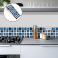 thumbnail image 3 of 2 Rolls, Wallpaper Border - 4*94.5" Long, PVC Mosaic Wall Border, Self Adhesive Wallpaper Borders for Bathroom Kitchen Entryway Modern Paper Walls Decor, 3 of 7