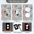 thumbnail image 3 of Yayeee Blank Wall Plate Cover 1-Gang 4.5"x2.7" Home Unused Decorative Outlet, Colorful Flowers Blossoms, 3 of 7