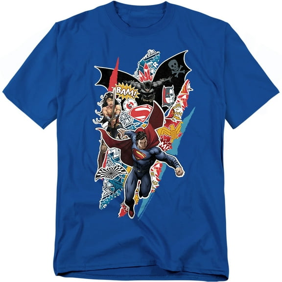 Batman V Superman Ripped Trio Unisex Adult T Shirt For Men And Women