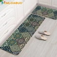 thumbnail image 6 of Boho Kitchen Mats Cushioned Anti-Fatigue Set 2 Piece Kitchen Rugs Non Slip Waterproof Wipe Clean Carpet Rugs for Kitchen Floor Sink Laundry 17x29 and 17x47 Inch, 6 of 6