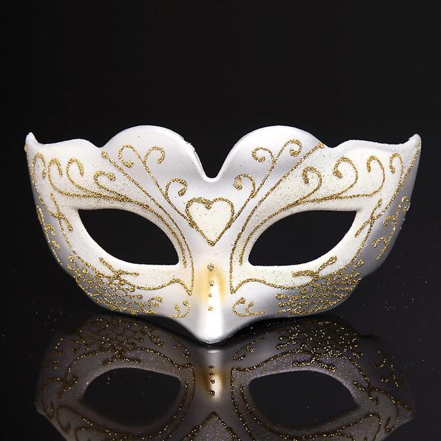 Halloween Half Face Children's Show Festival Party Party Toddler Prom Mask 11h Rose Red// kaili Sencillez