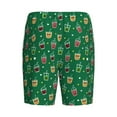 thumbnail image 4 of Picia Milk Tea Pajama Shorts for Men, Men's Pajama Bottoms, Sleepwear,Short Pajama Pants-Medium, 4 of 9