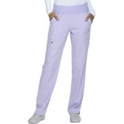 STRATEGIC PARTNERS Elle Scrubs Pant for Women Mid Rise Straight Leg Pull-on EL130, M, Ciel Blue