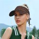 thumbnail image 5 of Balery Brown Gold Grid Gorra deportiva con visera ajustable para mujer y hombre (talla única), 5 of 7