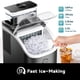 thumbnail image 2 of Máquina para hacer cubitos de hielo EUHOMY para encimera, 34 kg/día, negra, 2 of 8