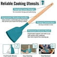 thumbnail image 2 of 12 Pcs Pink Kitchen Utensil Set Cooking Silicone Utensil Set with Holder Heat Resistant Cooking Tools Turner for Baking Non-Scratch, Non-stick BPA-Free Cooking Accessories Gadgets Tools, 2 of 4