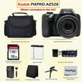 thumbnail image 2 of Kodak PIXPRO Astro Zoom AZ528 16 MP Full HD Video Digital Camera (Black) with 52x Optical Zoom Bundle With Accessories including Protective Camera Case , Battery & Charger, 32GB SD Card, Tripod And Mo, 2 of 6