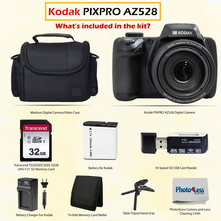 Kodak PIXPRO Astro Zoom AZ528 16 MP Full HD Video Digital Camera