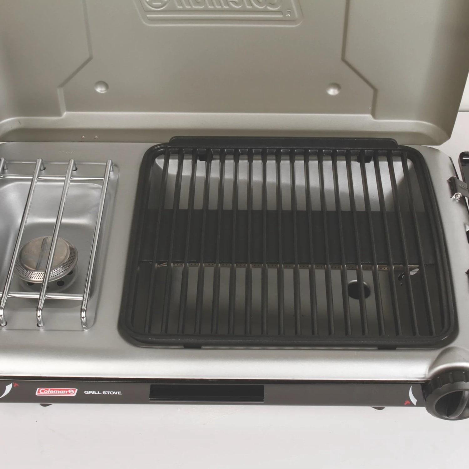 Tabletop Propane Camping 2-in-1 Grill/Stove, 2-Burner - Walmart