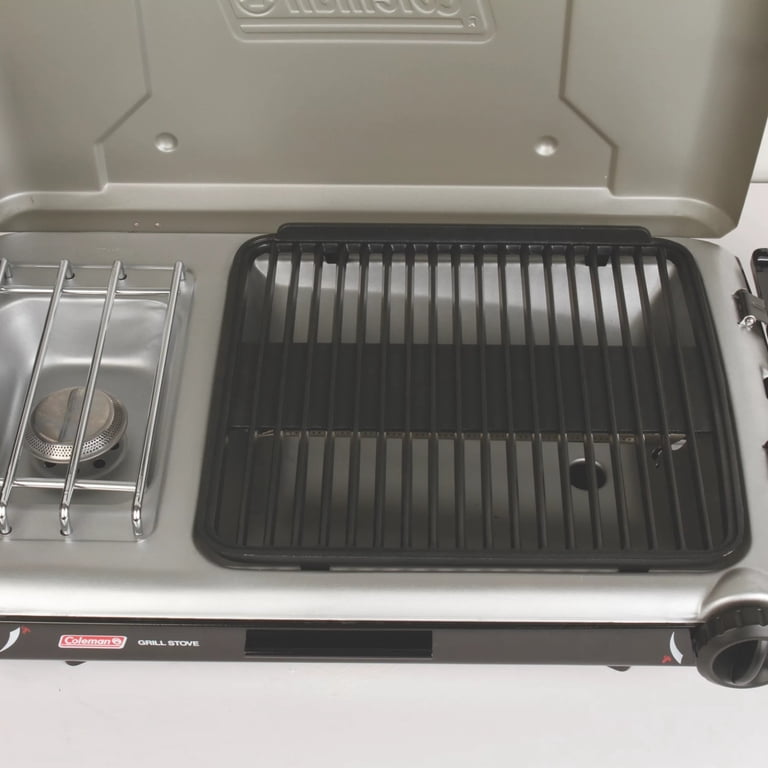 Tabletop Propane Camping 2-in-1 Grill/Stove, 2-Burner - Walmart