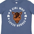 thumbnail image 4 of Inktastic A Girl Who Loves Horses Boys or Girls Toddler T-Shirt, 4 of 5