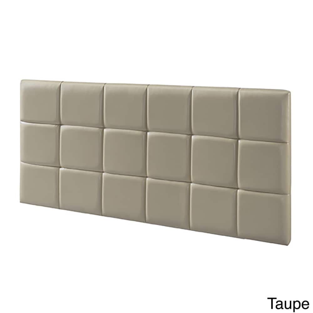 LYKE Home Faux Leather Fullsize Wall Mounted Headboard