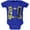 Royal, variant on Old Glory Halloween Scuba Diver Costume Short Sleeve Graphic Baby One Piece
