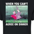thumbnail image 3 of Disney - The Sword And The Stone - Merlyn & Mim Can't Agree on Dinner - Juniors Cropped Cotton Blend T-Shirt, 3 of 5