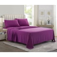 thumbnail image 2 of Yamel Home - Full Size Bed Sheet Set - Luxurious Feeling - 2000 Hypoallergenic - Breathable & Cooling Sheets- Deep Pockets fit up to 16'' - Wrinkle Free - Supreme Collection - Berry, Full, 2 of 5