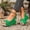 Green, variant on Orthopedic Espadrille Wedge Sandals for Women, Non-slip Soft Sole Slingback Shoes, Comfortable Studded Summer Heels Red 35