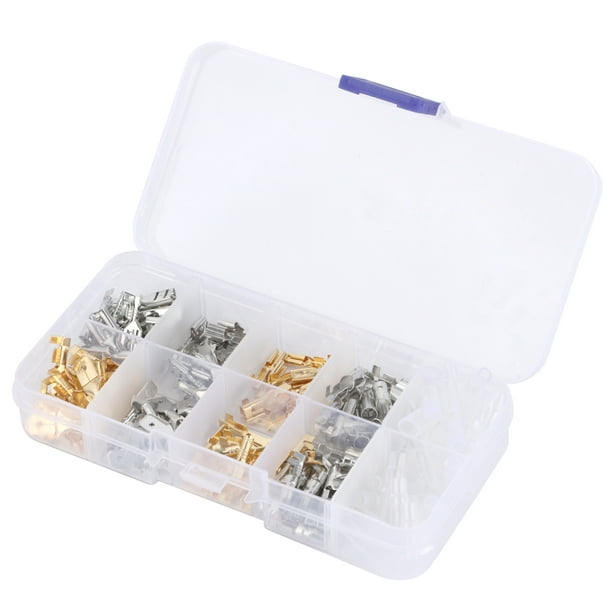 Terminales De Cable Macho Hembra, Terminales De Cable Prensados en Frío Macho Hembra 150PCS Terminales De Cable Eléctrico Para Exteriores Para El Hogar Para Profesionales ANGGREK Wire Terminals Connectors