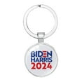 thumbnail image 1 of Wear-resistant Keychain Joe 2024 Key Ring Exquisite Craftsmanship Alloy President Art Glass Dome Keychain, 1 of 8