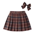 thumbnail image 4 of RTKFRFLM Girls Back to School Pleated Skirt Academy Style High Waisted Uniform Tennis Skater Short Skirt 3-8 Years, 4 of 4