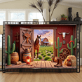 thumbnail image 6 of Rustic Theme Western Banner Farmhouse Party Cowboy Decoration for Western Party Indoor Outdoor Event Farm Theme, 6 of 9