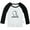 Long Black Raglan T-shirt, variant on Boobivore Dinosaur Novelty T shirt For Baby, Newborn Babies T-shirts, Infant Tops, 0-24M Kids Graphic Tees Clothing (Long Black Raglan T-shirt, 0-6 Months)