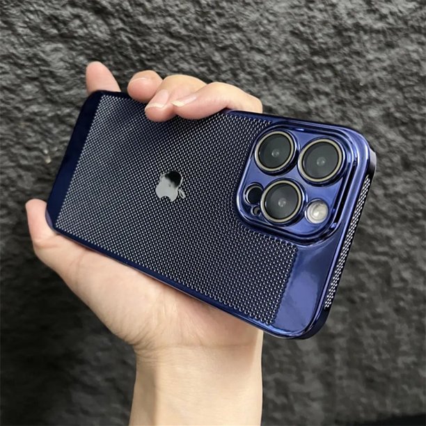 Funda De Lujo De Disipación De Calor Transpirable Para iPhone 14 13 12 11 Pro Max 14 Plus Teléfono Dura