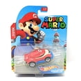 thumbnail image 1 of Hot Wheels Super Mario Character Cars Mario Vehicle 1/7, 1 of 2