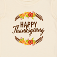 thumbnail image 4 of Inktastic Happy Thanksgiving with Fall Floral Boys or Girls Baby T-Shirt, 4 of 5