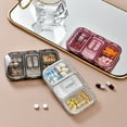 thumbnail image 3 of UDIYO Pill Box Space Saving with Cutter PC Vitamin Holder Pill Organizer for Dorm, 3 of 7