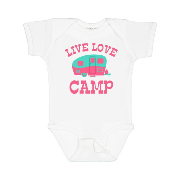 Inktastic Live Love Camp Rv Girls Baby Bodysuit