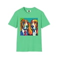 thumbnail image 5 of Basset Hounds PopArt7 Unisex Softstyle T-Shirt, 5 of 10