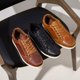 thumbnail image 3 of Zapatillas Jousen AMY904 Zapatos casuales de piel para hombre Yellow 11, 3 of 7