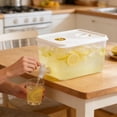 thumbnail image 4 of Leak Proof Refrigerator Beverage Dispenser With Secure Locking Lid And Spigot For Cold Drinks Juice Iced, 4 of 5