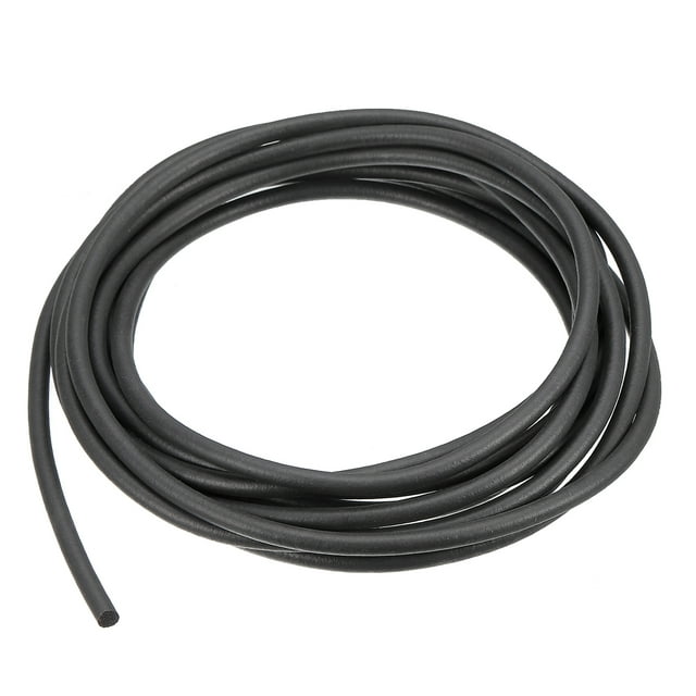 Tira de sellado Uxcell, tira de goma esponjosa redonda sólida para juntas de puerta, reparación de muebles, proyectos de bricolaje 11.48 pies x 0.15''W