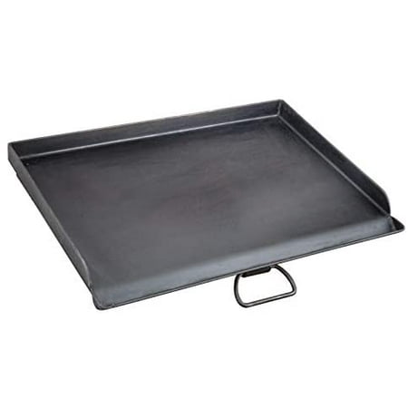 Professional Flat Top Griddle, True Seasoned Finish steel griddle, 16" x 24" Cooking Surface