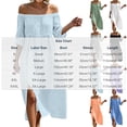 thumbnail image 4 of Tqcoqu Summer Cotton Dresses for Women - Boho Casual Off Shoulder Floral Long Maxi Dress,Black Women's S-XXXL, 4 of 8