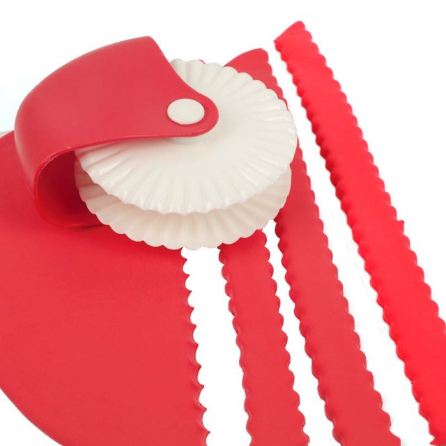 Pastry Wheel Decorator And Cutter Beautiful Pie Crust, Pizza Pastry lattice Decoration Tools, Plastic Pastry Pie Decoration Cutter Lattice Cutter Pastry Tool for Beautiful Pie Crust or Ravioli Pasta