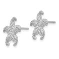 thumbnail image 6 of 14k White Gold Solid Starfish Post Earrings, 6 of 7