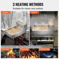 thumbnail image 5 of KFFKFF Maple Syrup Evaporator Pan, 35-Gallon Capacity, Produces 509 Cups of 8.8oz Syrup, Flat Pan with Thermometer, Dual Valves, Supports 3 Heating Methods, Durable 304 Stainless Steel, 5 of 9