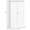thumbnail image 3 of 41" White Storage Cabinet - Anti - tipping Protection - Living Room and Entry - Safe Family Storage, 3 of 7