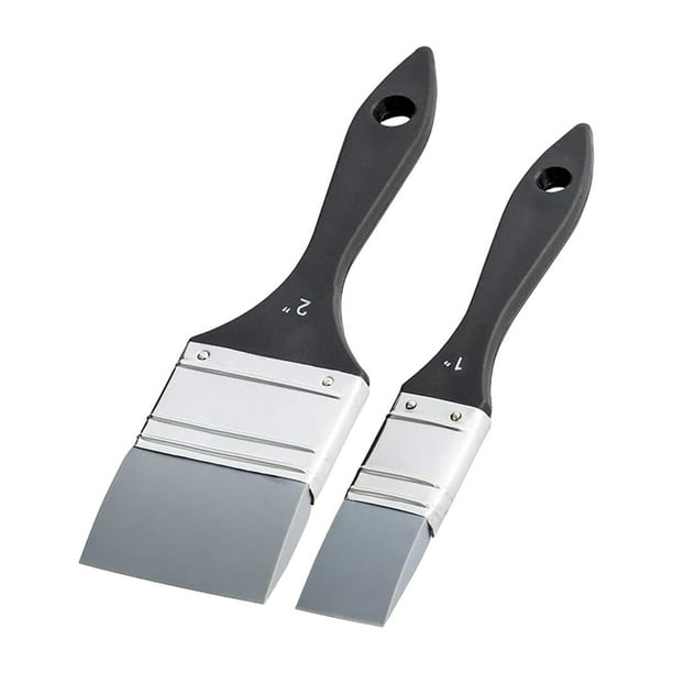 Pinceles de Silicona BLESIY 2 uds 1 en 2 pulgadas para Pinturas Acrílicas a Base de Agua