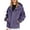 Purple, variant on Rain Jackets for Women Travel Plus Size Jacket with Hood Waterproof Raincoats Lightweight Packable Outdoor Trench Coat Thin Jackets for Hiking,Travel Every Occasion Raincoat Yellow Xxl