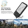 thumbnail image 4 of Allytechgroup Magnetic for iPhone 17 Pro Case Waterproof,Built-in Screen Protector [IP68 Underwater][Upgrade Military Dropproof][Compatible with MagSafe] Full Body Shockproof for Case 6.9", 4 of 6