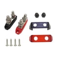 thumbnail image 2 of SPRING 2pc 12V-48V DC Bus Bar Distribution Block With Dual Studs Terminals Block M8/M10 M8, 2 of 9