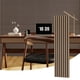 thumbnail image 1 of QinaQin Paneles acústicos de madera acanalada 3D, revestimiento decorativo para pared con absorción y reducción de ruido, ideal para casa, oficina o estudio, 1 of 7