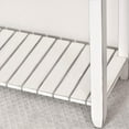 thumbnail image 2 of Sea Wind Florida Picket Fence Wood Console Table with Drawers in White/Gray, 2 of 7
